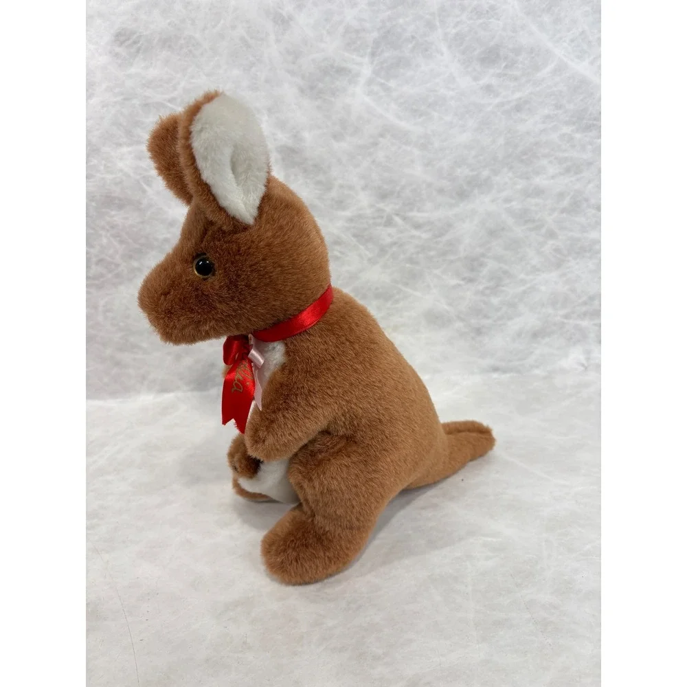 United Souvenirs Australia Kangaroo and Joey Plush Brown Stuffed Animal 8 inch